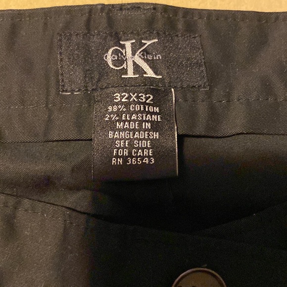 Black Calvin Klein men’s pants 33x32 - Picture 3 of 3